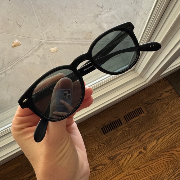 OLIVER PEOPLES SHELDRAKE GLASSES - BLACK - Picture 1 of 8